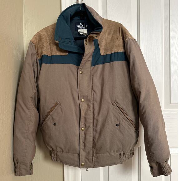 Vintage Woolrich Down Filled Jacket Medium USA - Picture 1 of 9